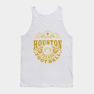 Vintage Retro Houston Texans Football Tank Top